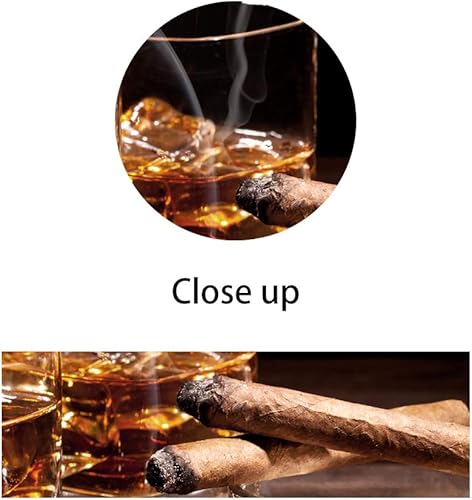 Miniatura 6 de Lienzo decorativo para pared, pintura de cigarros y vino, copa de vino, whisky, cigarrillo, imagen, 5 paneles, licor bodegón, pósters, impresiones