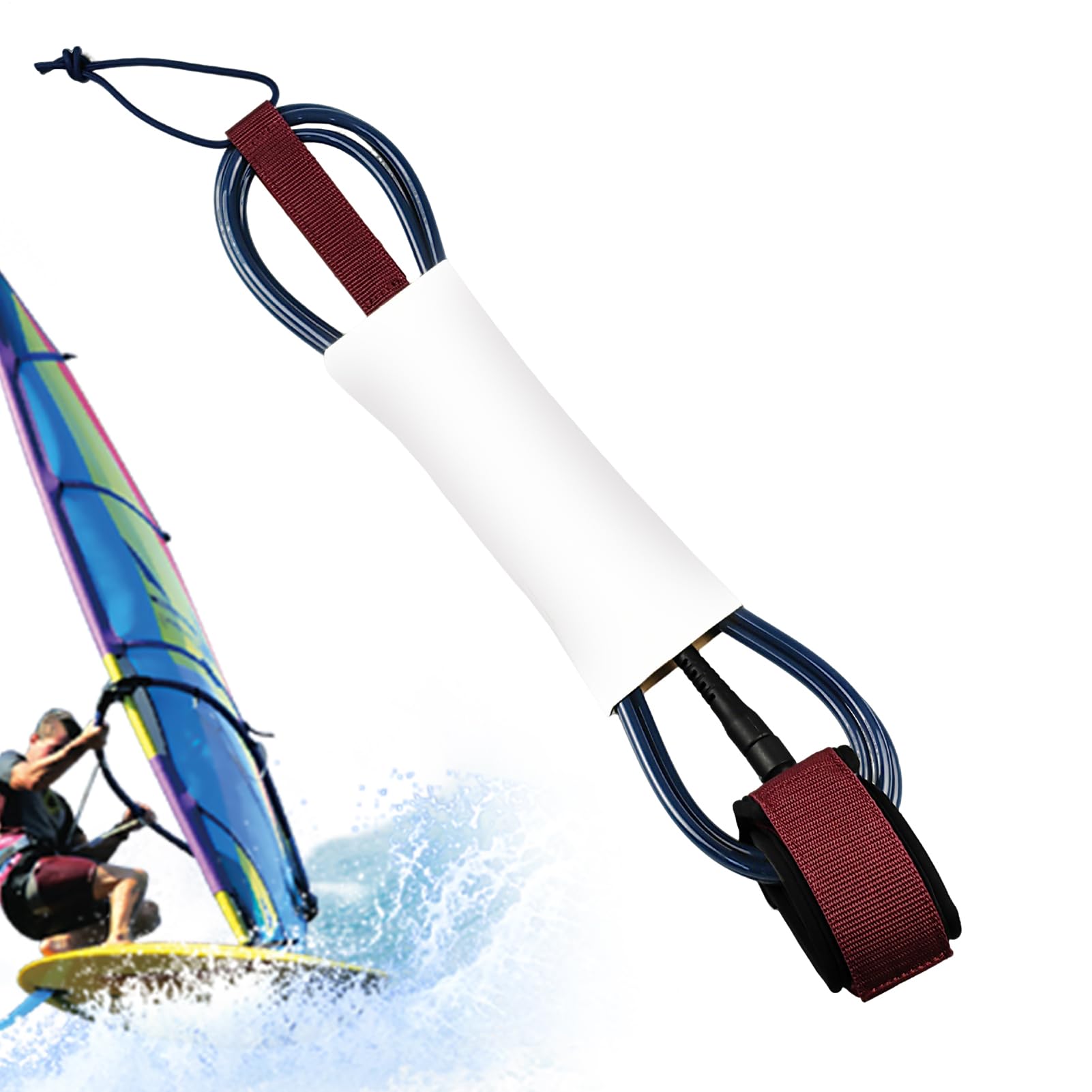 Guinzagli dritti per tavola da surf, corda per shortboard professionale, guinzaglio per tavola da surf, per stand-up, paddleboard, bodyboard, competizioni, avventura, sport acquatici, uomini, donne
