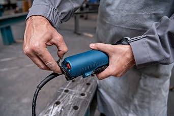 Bosch Professional GWS 17-125 PS Palm Grinding Machine-Rpm Adjustable (1,700 W, Disc Diameter: 125 mm, 2,800-11,500 dev/min)