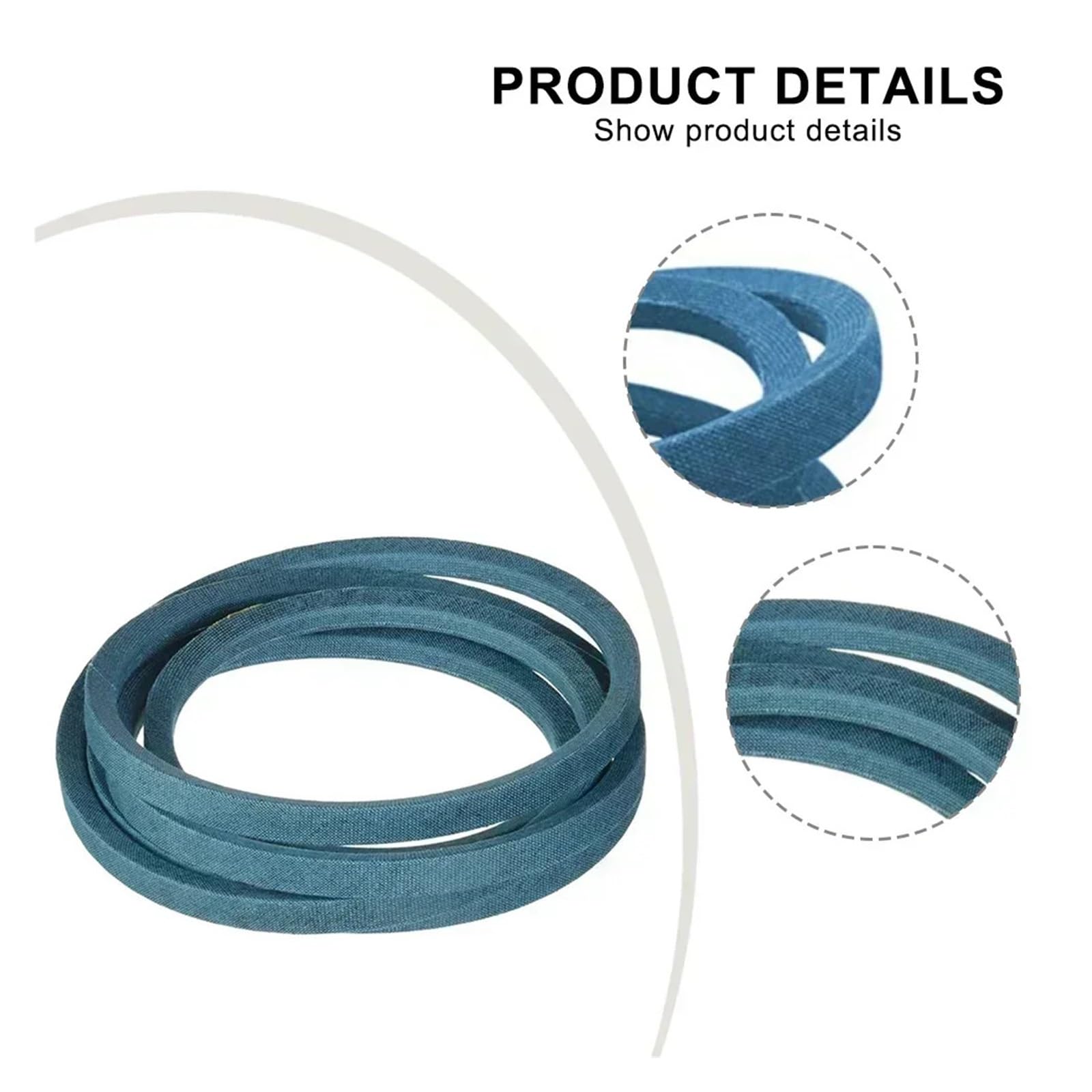 Generico Cinghia di Trasmissione Rinforzata M163540 M152630, LTR155 LTR166 | Per LTR180, M89090; aramide; 1/2 x 110 pollici; verde; 1 cinghia