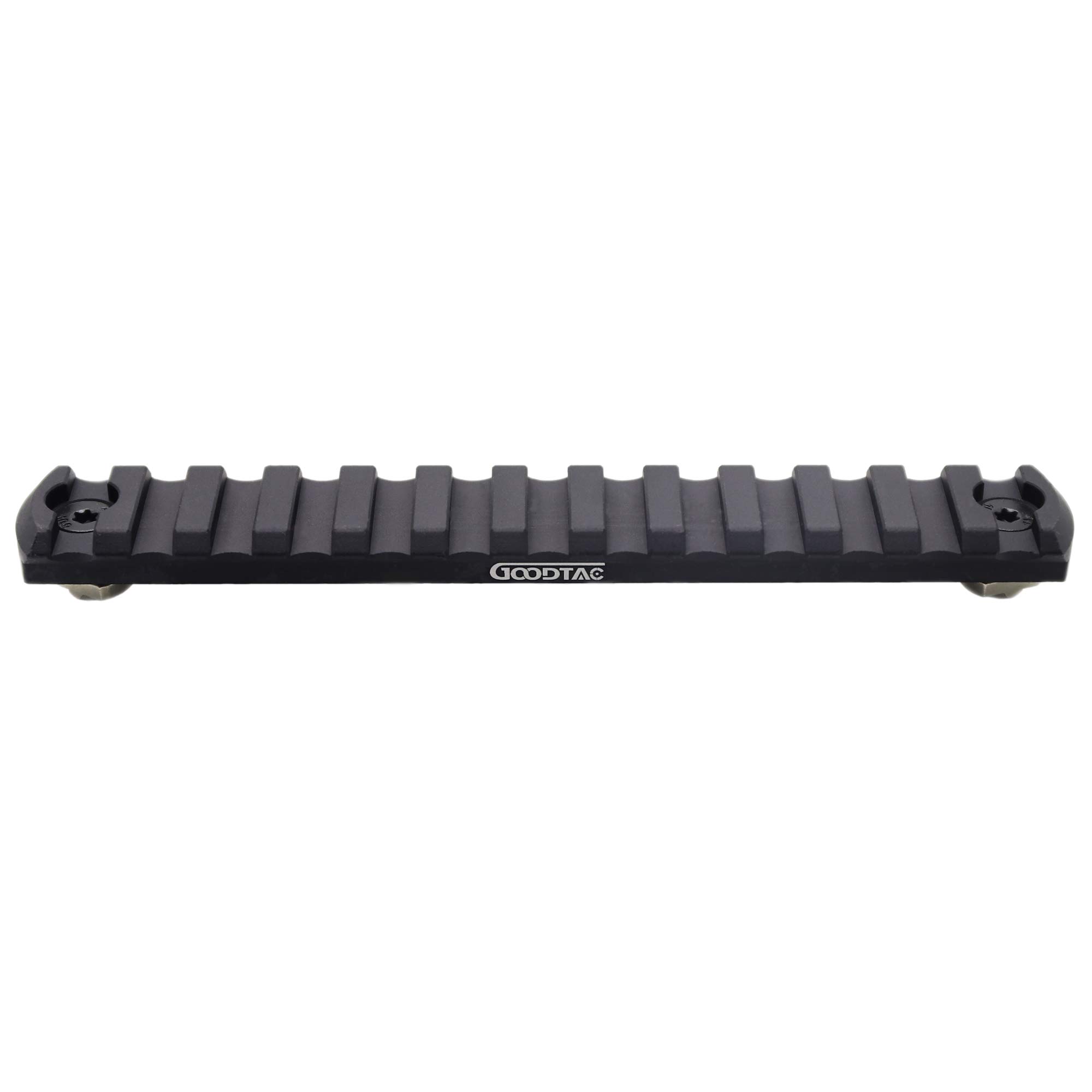 5pcs Aluminium M-System Picatinny Rail, 5, 7, 9, 11, 13 Slot M-Picatinny Rail Section Zubehör für M-System Kompatibles System mit 10 T-Muttern & 10 Schrauben & 1 Allenschlüssel (Schwarz)