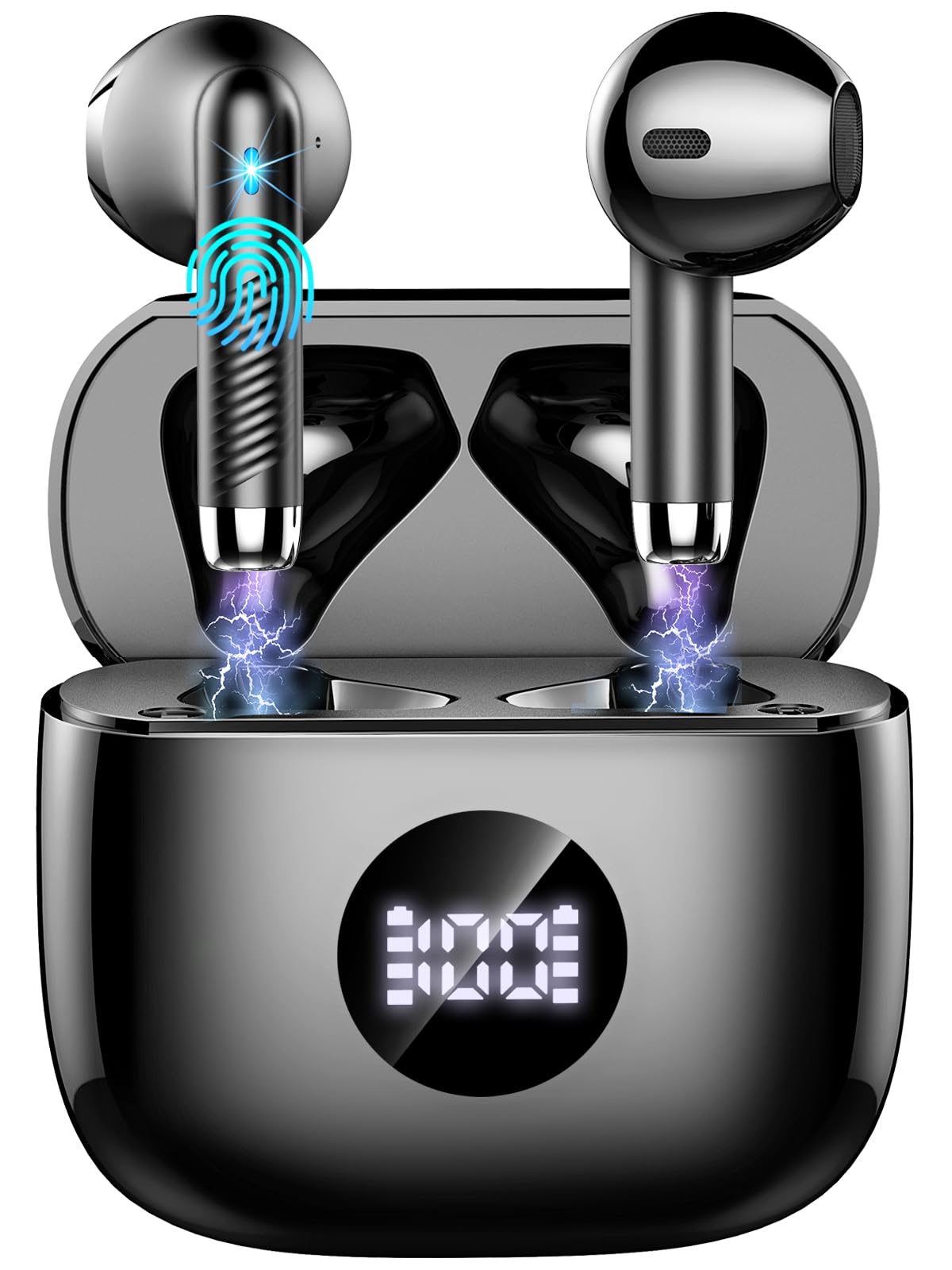 Sponsored Ad – Wireless Earbuds, Bluetooth 5.4 Headphones in Ear with 4 ENC Noise Cancelling Mic, Bluetooth Earbuds 40Hrs Playtime, Wireless Earphones with HiFi Stereo Deep Bass, IP7 Waterproof, USB-C Fast Charge