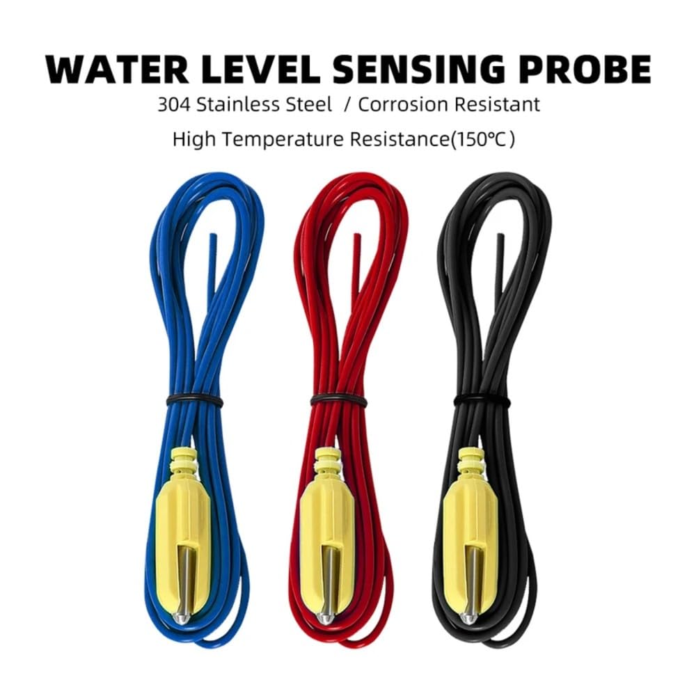 Interruptor Controlador de Nivel de Agua Automático DF-96D 20A para Sensor de Detección de Nivel de Líquido de Tanque de 220V Interruptor de Control de Bomba de Agua con Sonda (with Switch)