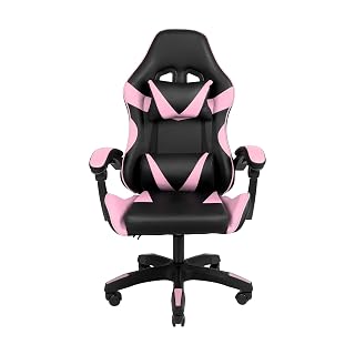 Cadeira Gamer Sniper Preta e Rosa Healer