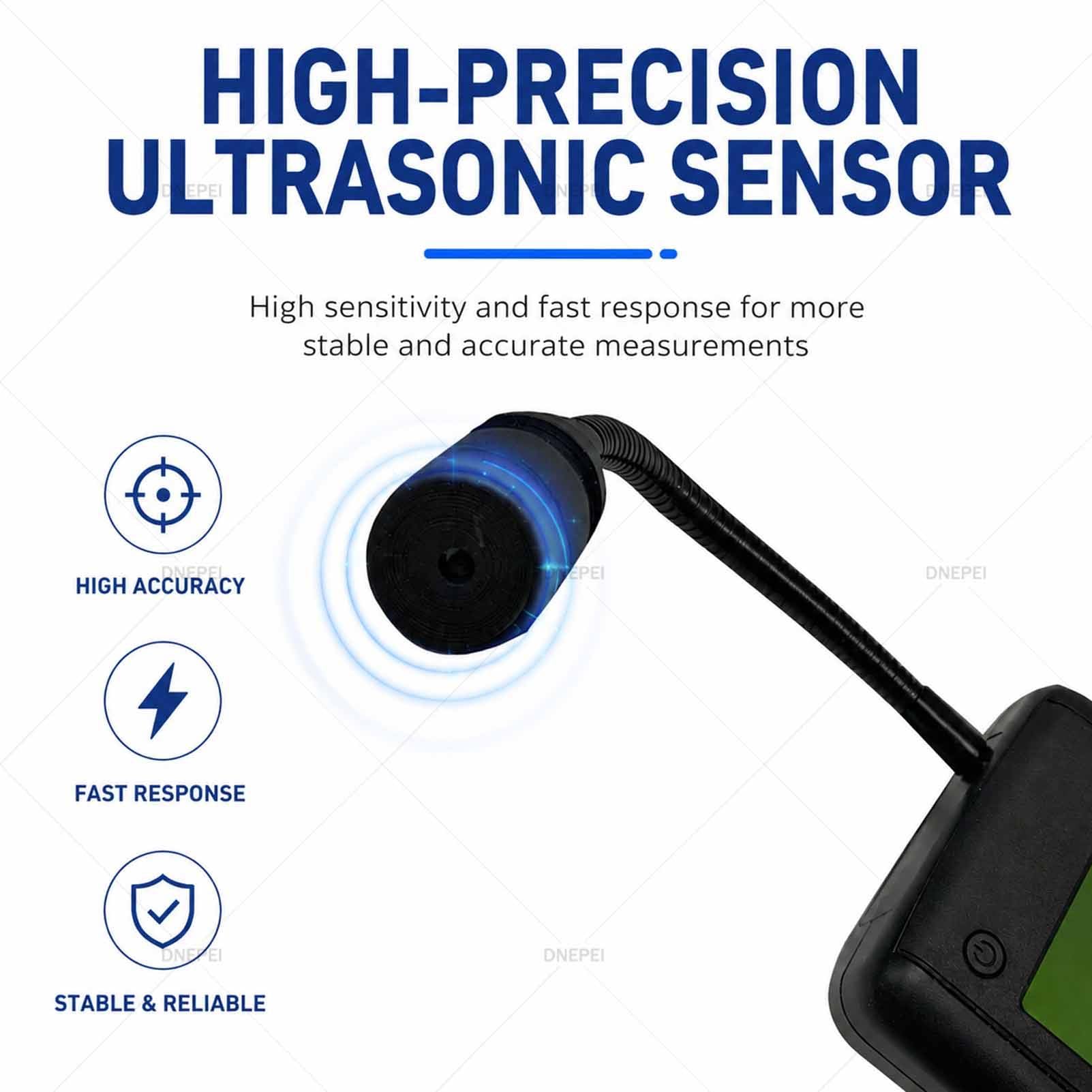 Tensiómetro Digital sónico para Correas con Memoria para 20 parámetros, medidor de frecuencia y tensión en Newtons de 10 a 680 Hz, sonda Ajustable para Correas trapezoidales multicanal.