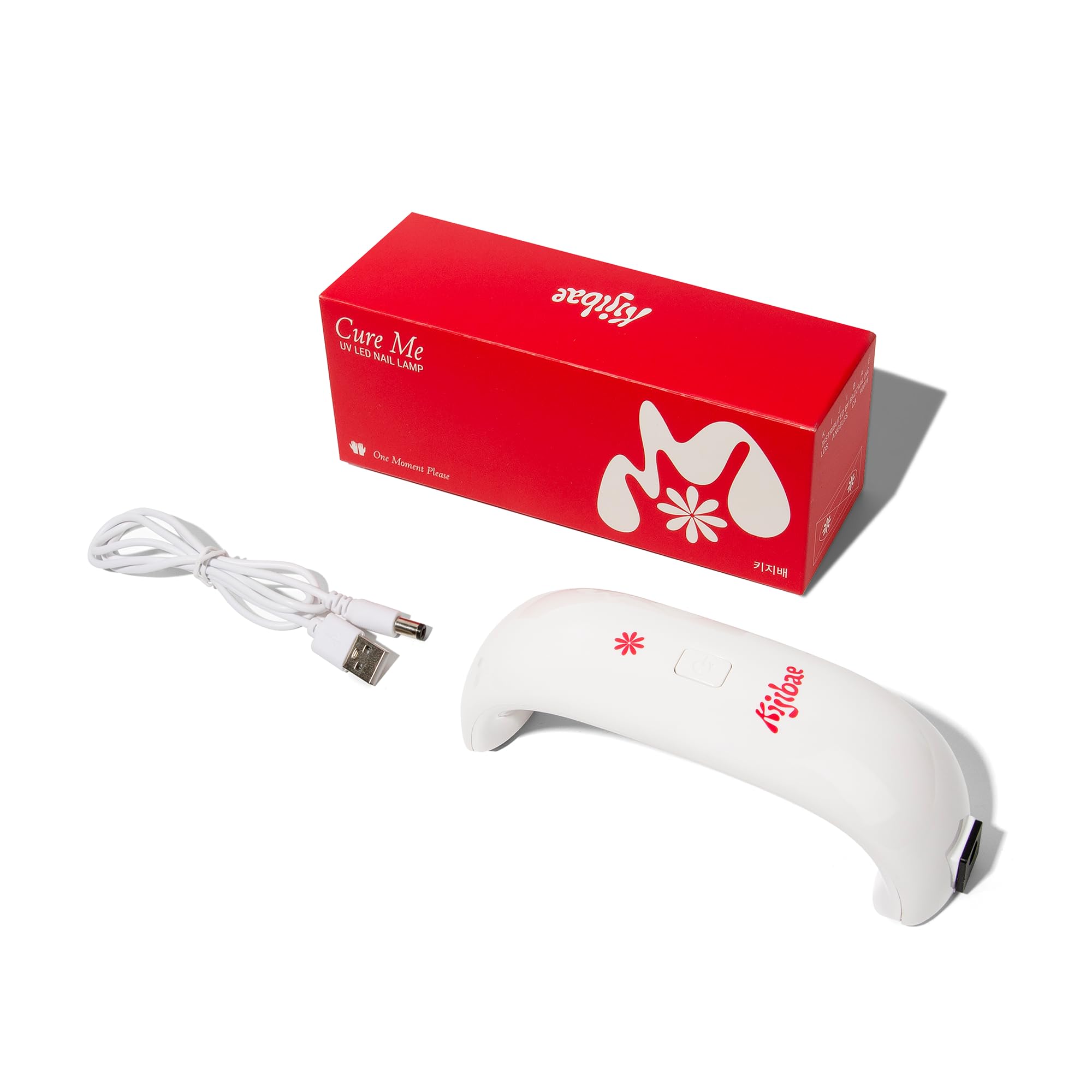 Kijibae Cure Me UV LED Nail Lamp – 9W, Quick Gel Nail Strip Application, DC Adapter