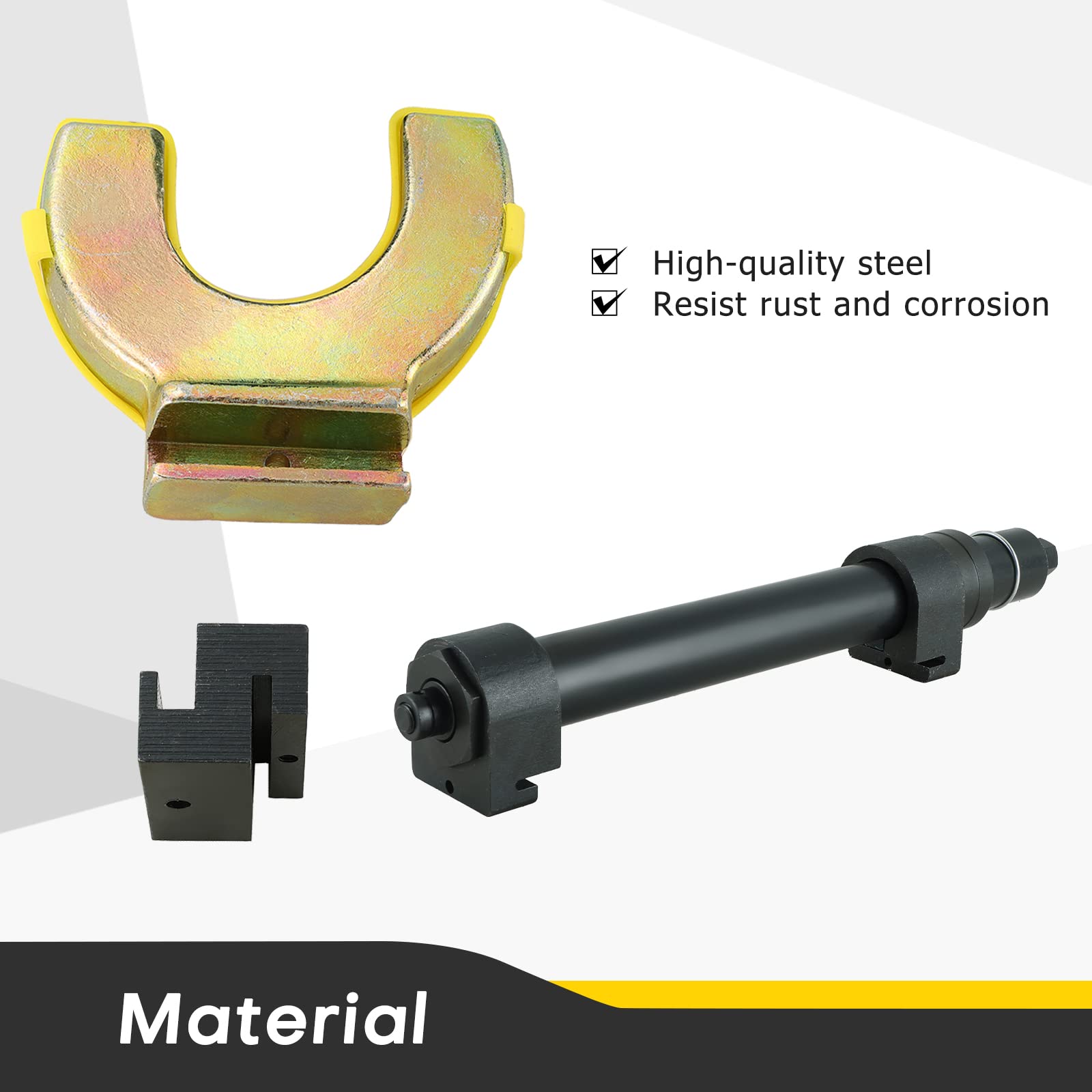 Kit de compresor de Resorte Intercambiable Macpherson para Horquilla, Universal, Juego de Herramientas extractoras de bobinas