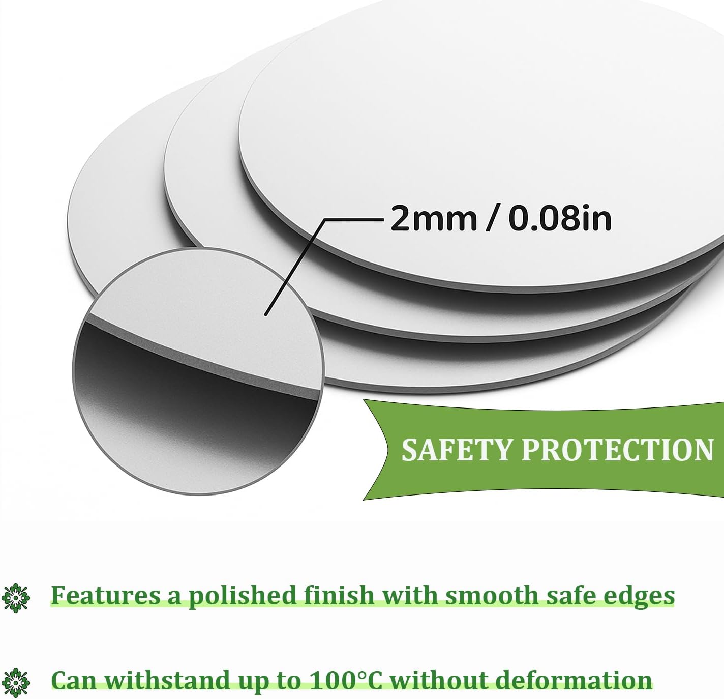 Set of 10 Round Mirrors for Centerpieces, 12 Inch Silvery Acrylic Mirrors Candle Plate Circle Mirror Trays for Wedding Party Home Mirror Centerpieces for Table