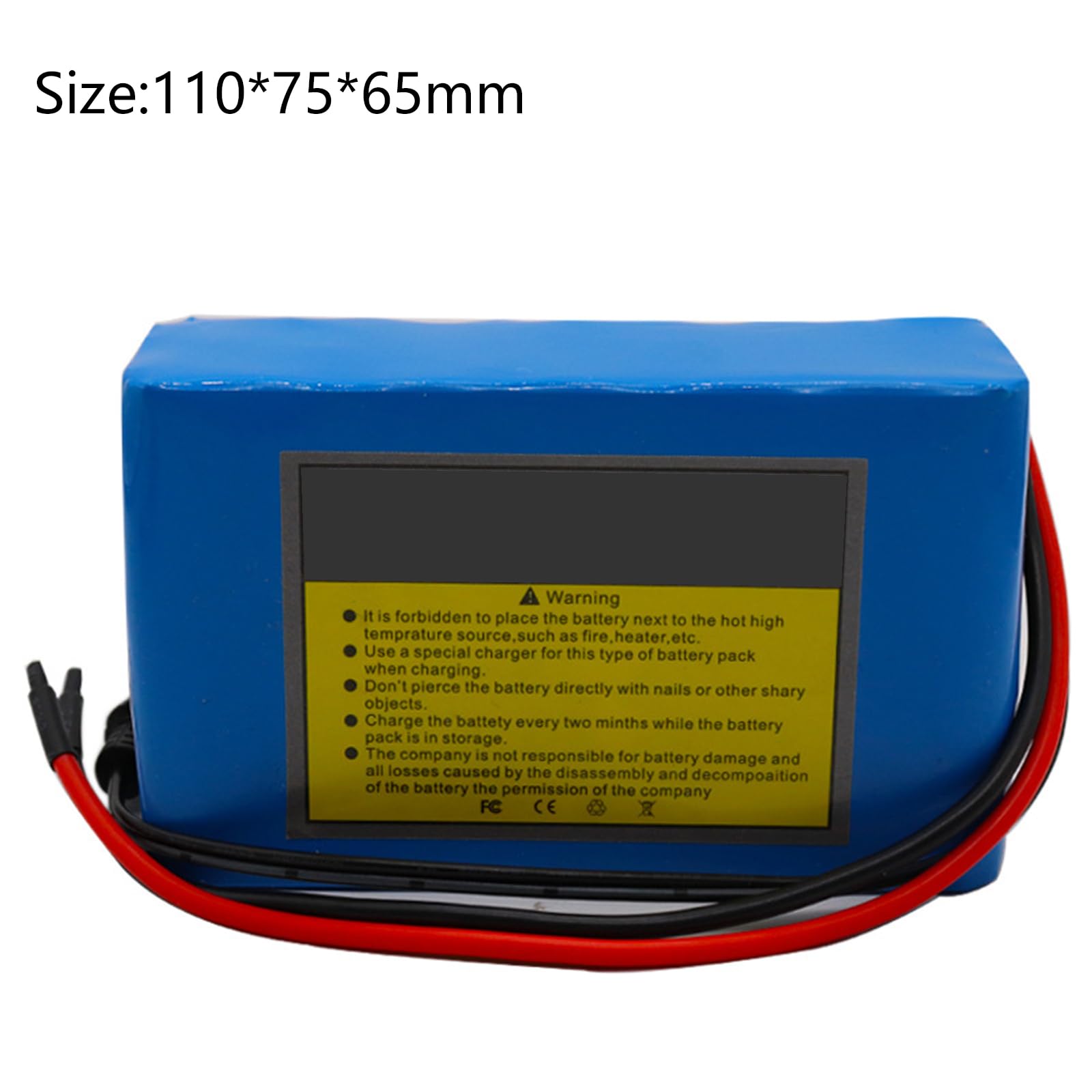 Batería De Litio Recargable De 24 V Y 4 Ah con Cargador, Cable De Carga Y Conector