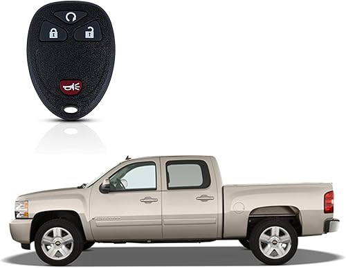 Miniatura 6 de Llavero de repuesto para automóvil de entrada sin llave para Chevy 2007-2014 Equinox Avalanche Silverado Escalade Suburban GMC Yukon OUC60270,