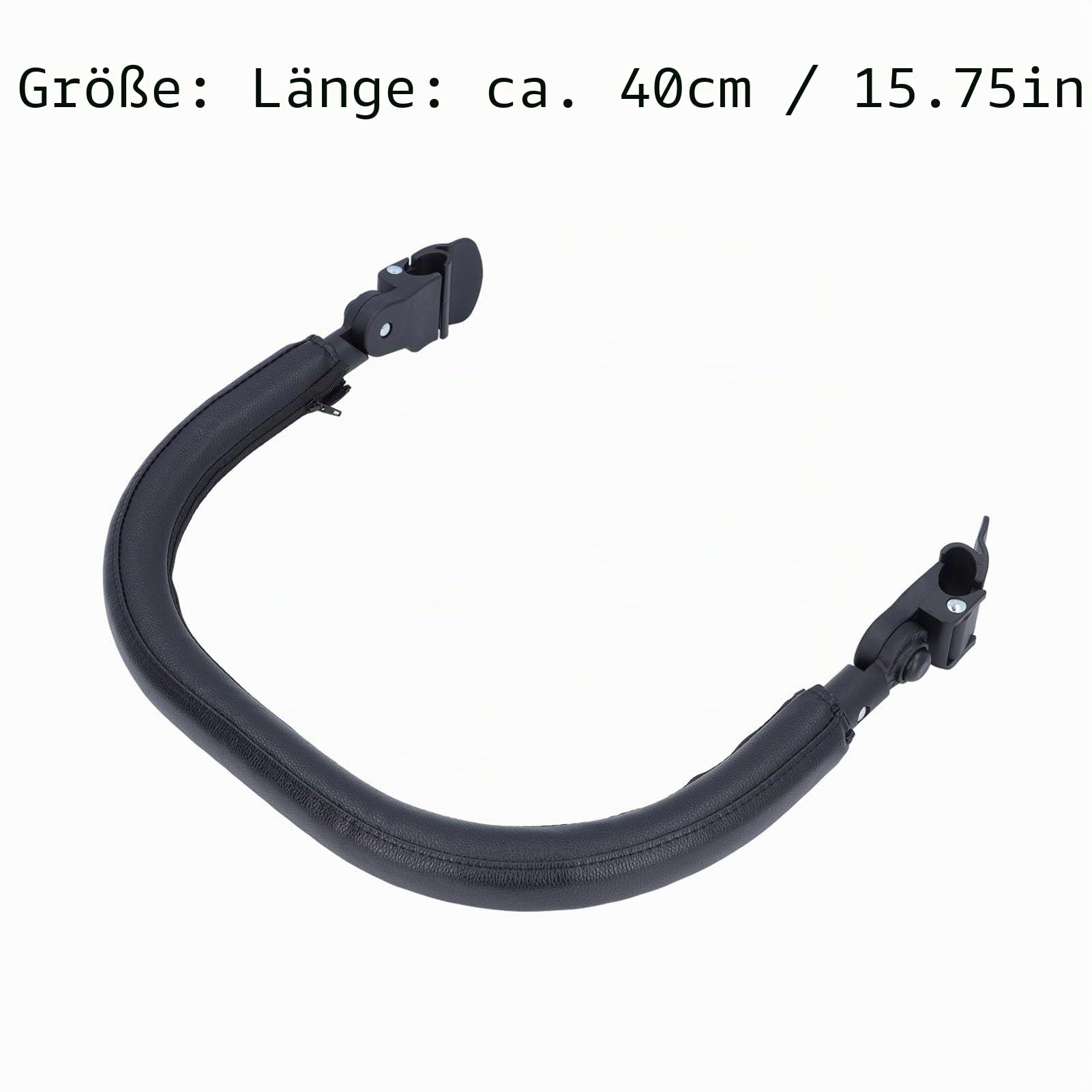 Baby Kinderwagen Armlehne Leitungstraße Stoßstangestangen Pushchair Armlast Kinderstärke Crossel, Kinderwagen und Accessoires für Tägliche Reise, Plastik, PU -Leder, 40 Cm /
