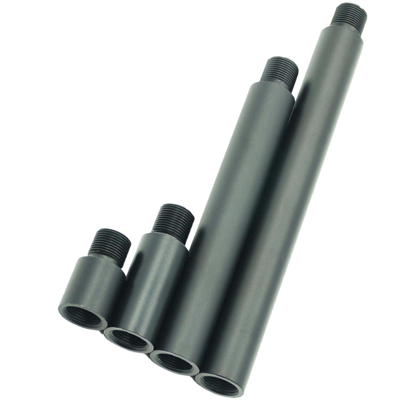 14mm CW Extension Tube - Aluminum Female/Male 14mm Clockwise Thread Outer Pipe M14x1RH Fastener 4pcs