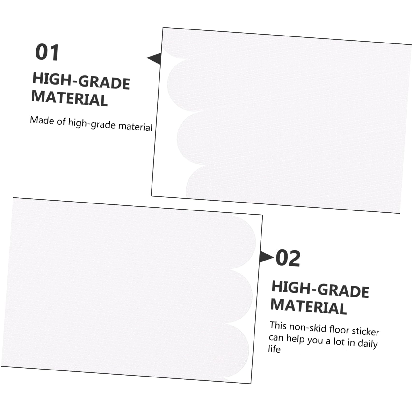 KONTONTY 1set Slip Bathroom Stickers for Shower and Bathtub Safety Nonslip Decals for Stairs Easy to Apply and No 20pcs