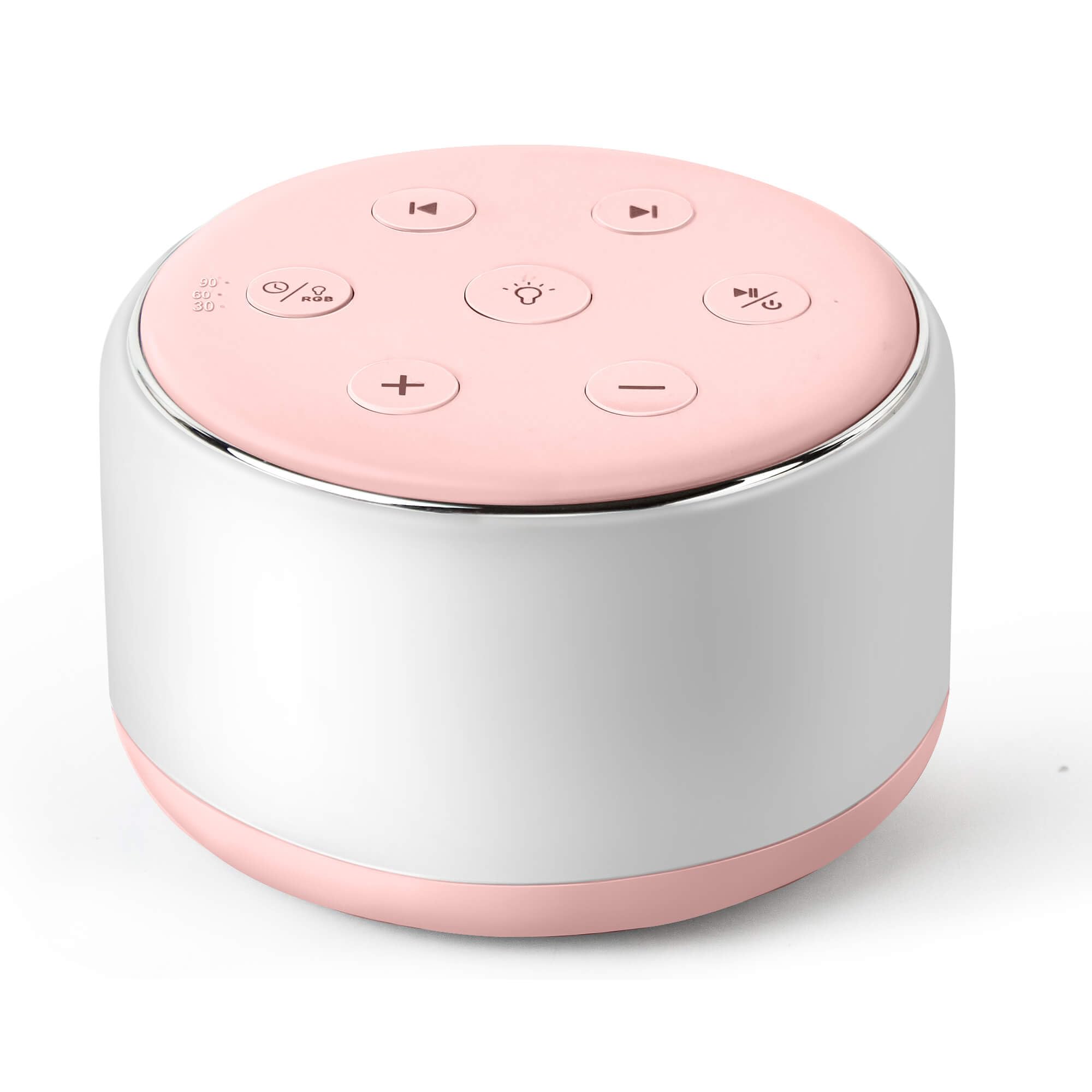 Sound Machine Baby zum Schlafen - Tragbare White Noise Machine für Kinder Erwachsene mit Nachtlicht, 34 beruhigende Geräusche, USB Wiederaufladbare Schlafmaschine für Kinderzimmer Wiegenlied
