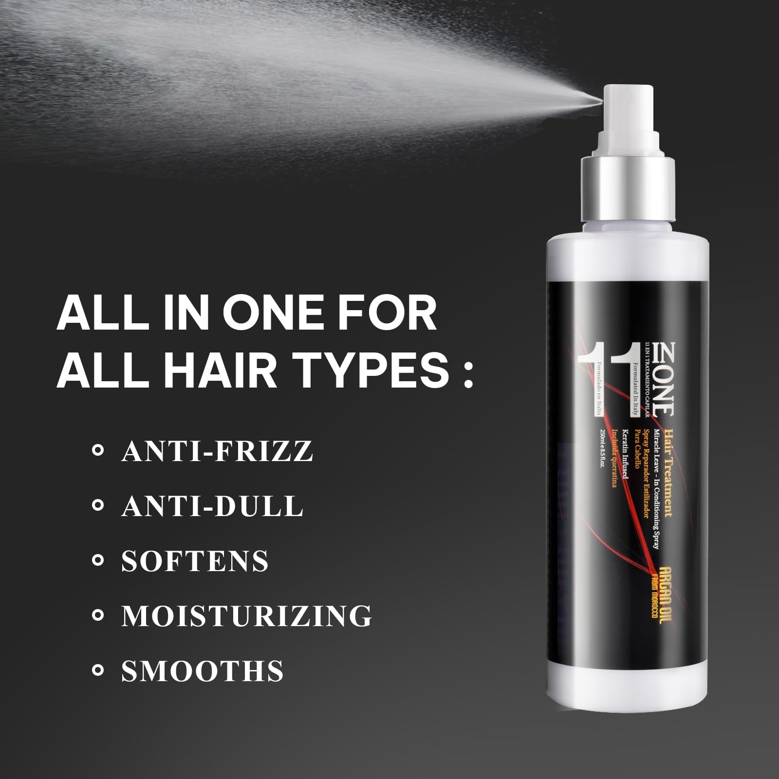 Amazon.com : 11 in 1 Moroccan Argan Oil Leave in Conditioner Spray