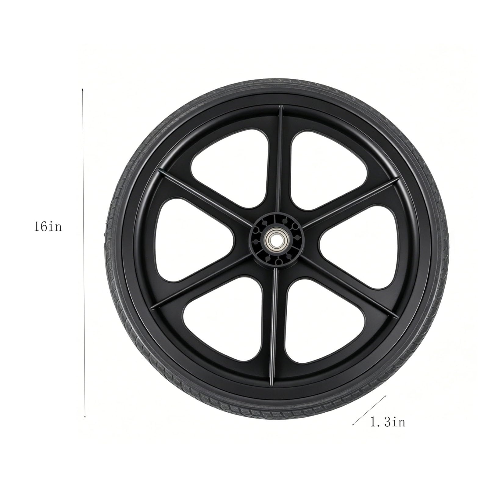 Rollstuhlzubehör Hinterräder, Airless-Vollräder