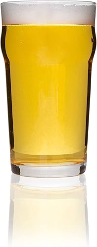 Miniatura 9 de British Pint - Juego de 4 vasos de cerveza y bebidas Nonic Craft de 20 onzas