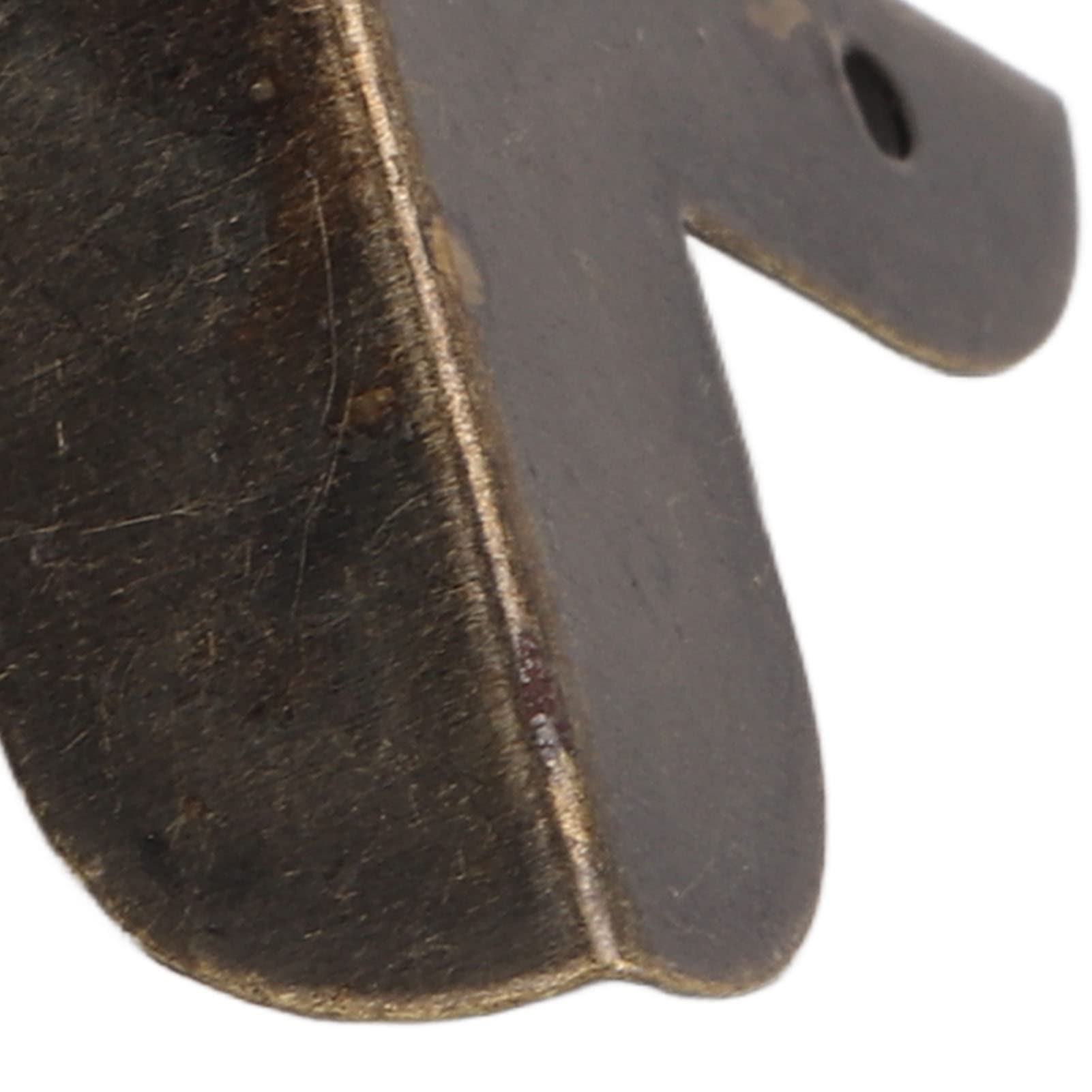 50 Pièces Protection Coins Des Bords,Coin En Bronze Antique,Coin Décoratif,Protections D'angle Vintage Coin Protecteurs En Métal Pour Coins De Livre Photo Scrapbooking Album, Boîtes Décorées De Bois