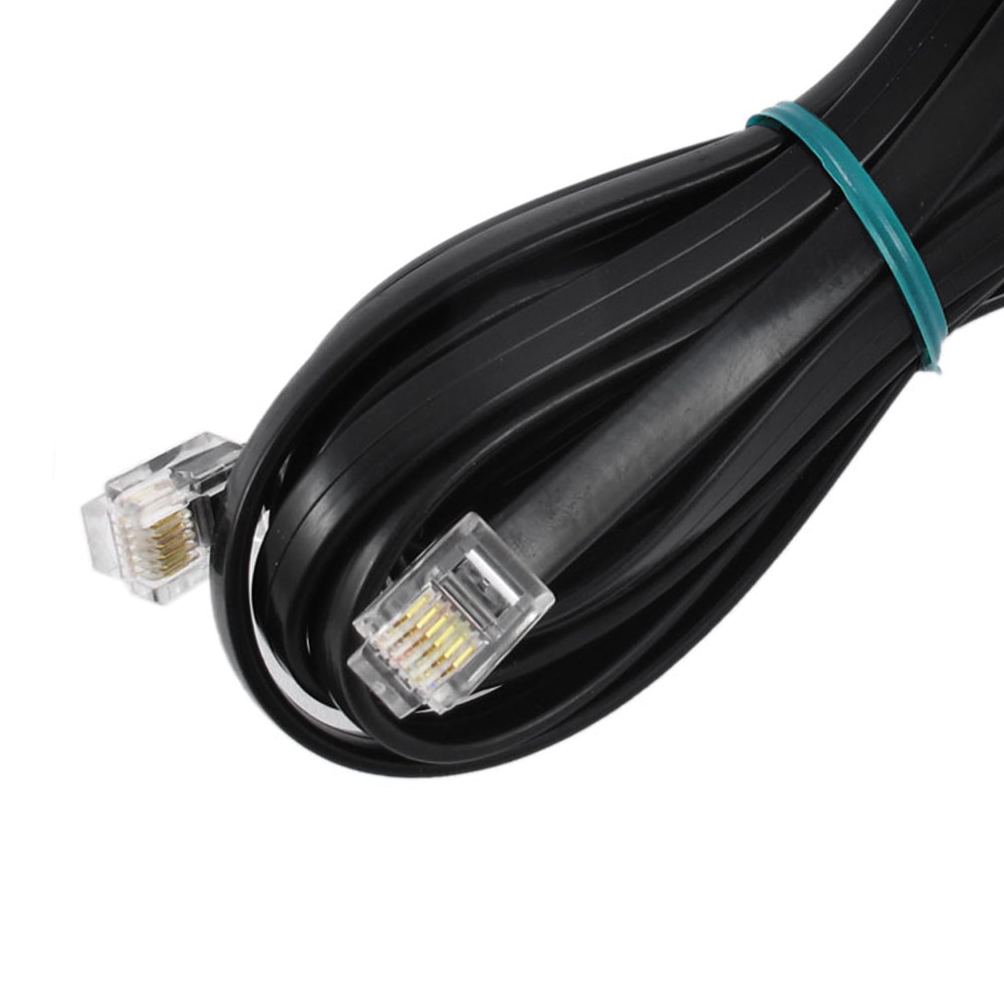 Amazon | uxcell 6P6C RJ11 電話ケーブル 長さ 3 m 延長コード ADSL 用