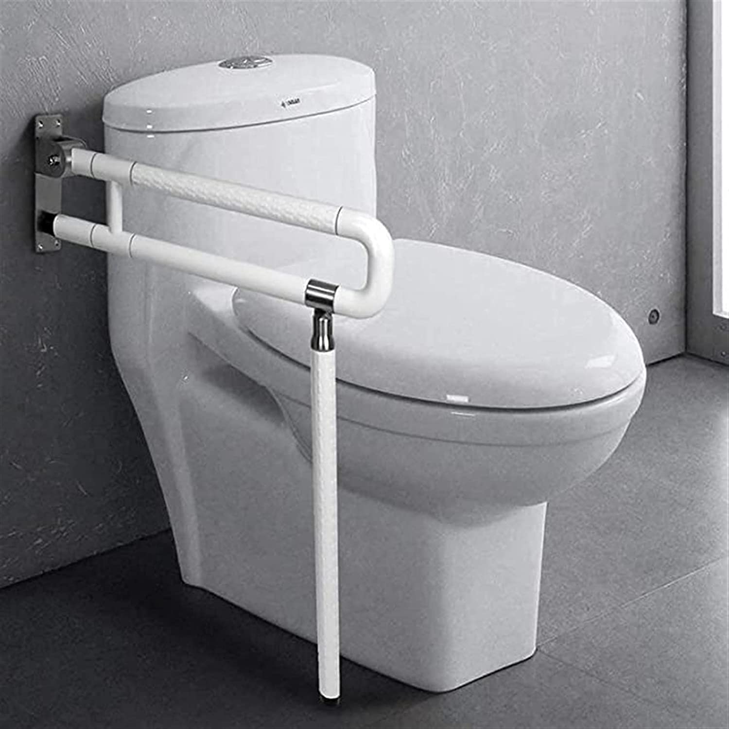Asidero para baño Toallero Asidero Barra de apoyo para inodoro Pasamanos Pasamanos de acero inoxidable para discapacitados Soporte de seguridad para baño Ducha Asiento antideslizante Asideros de prot