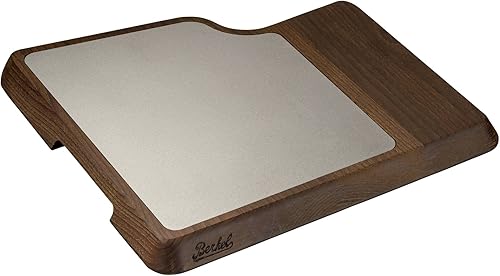 Berkel Home Line 200250 - Tabla de presentación para rebanar, madera y acero inoxidable, bloque para carne, queso y verduras, charcutería de queso