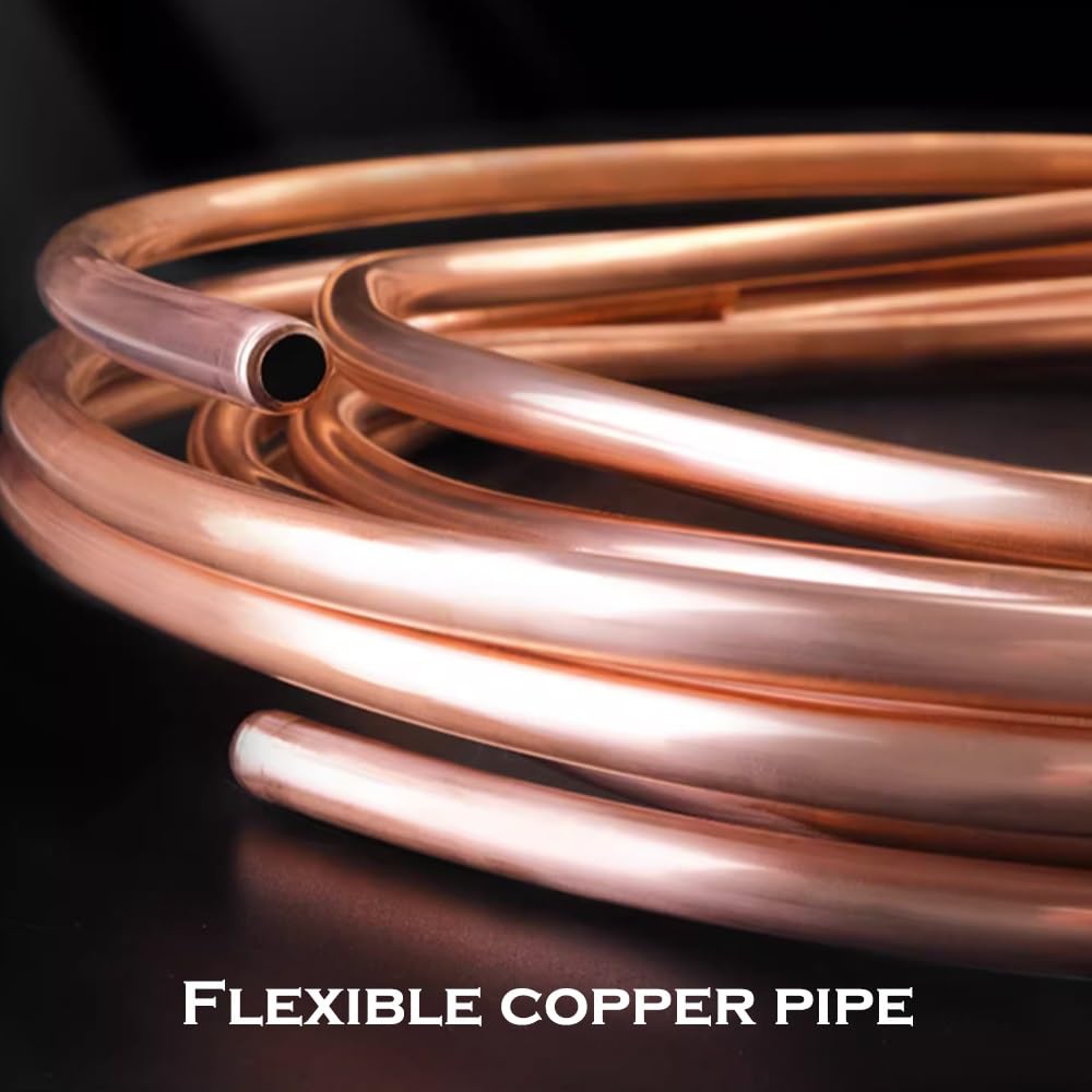8mm Copper Pipe DIY Copper Refrigeration Tubing Pipe Tube Rod Coil - View #8