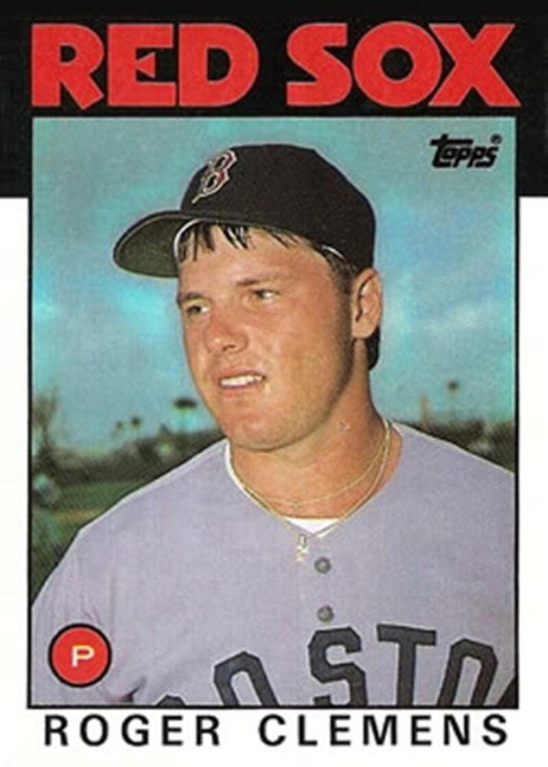 Amazon.com: 1986 Topps #661 Roger Clemens NM-MT Boston Red Sox