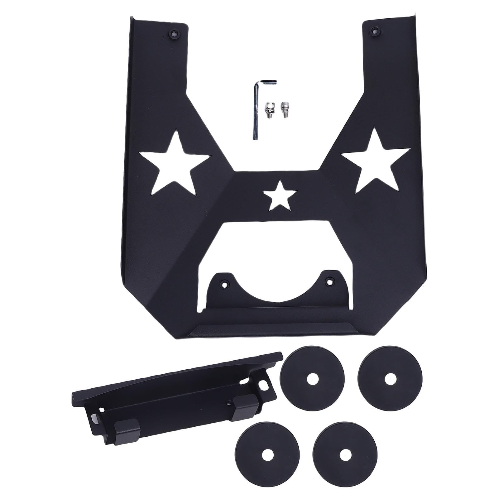 Generic Soporte para Techo de Coche Satélite, Kit de Montaje Magnético de Liberación Rápida de Hierro con 4 Imanes de 264 Libras de Sujeción con Revestimiento de Goma para Mini Satélite en Techo de