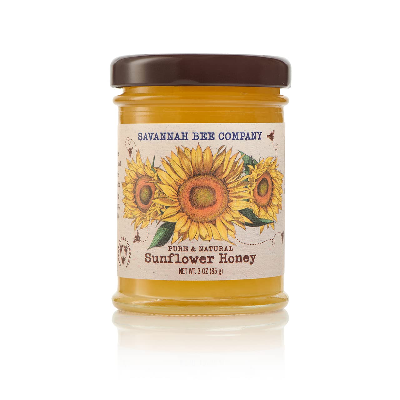 Amazon.com : Sunflower Honey, The Happiest Honey on Earth, Spreadable and Sweet as Summertime ...