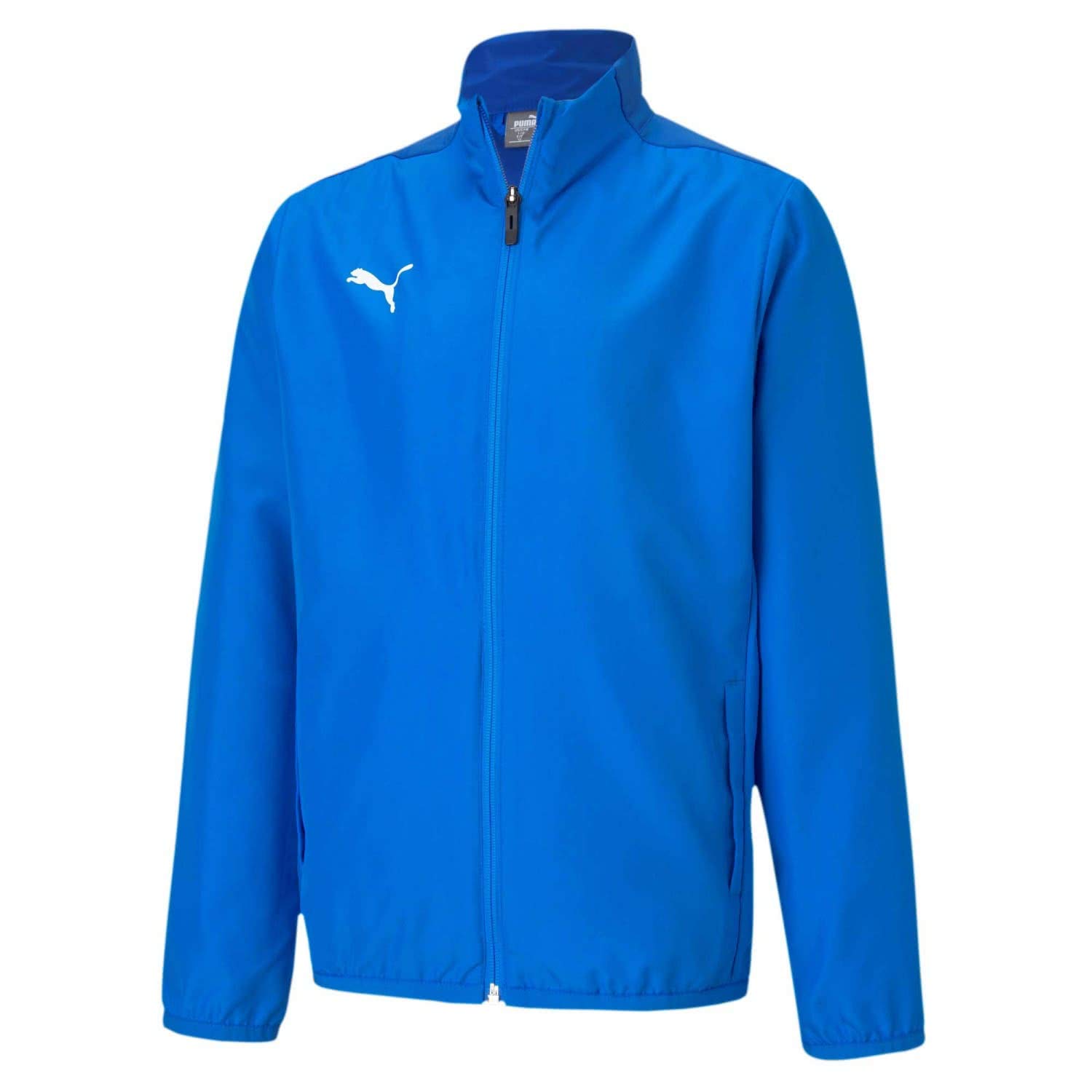 PUMA Boys' teamGOAL 23 Sideline Jacket Jr Track, Electric Blue Lemonade-Team Power Blue, 152