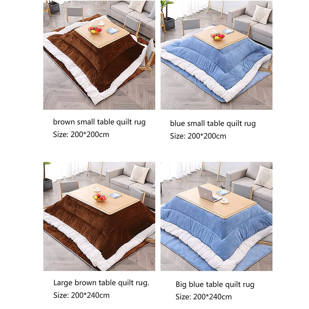 LELAMP Futon-Set im japanischen Stil, Winterheiztisch, Hängeheizung, Heiztisch, zusammenklappbar, Tatami, bequemer Teppich, Kotatsu-Heizung