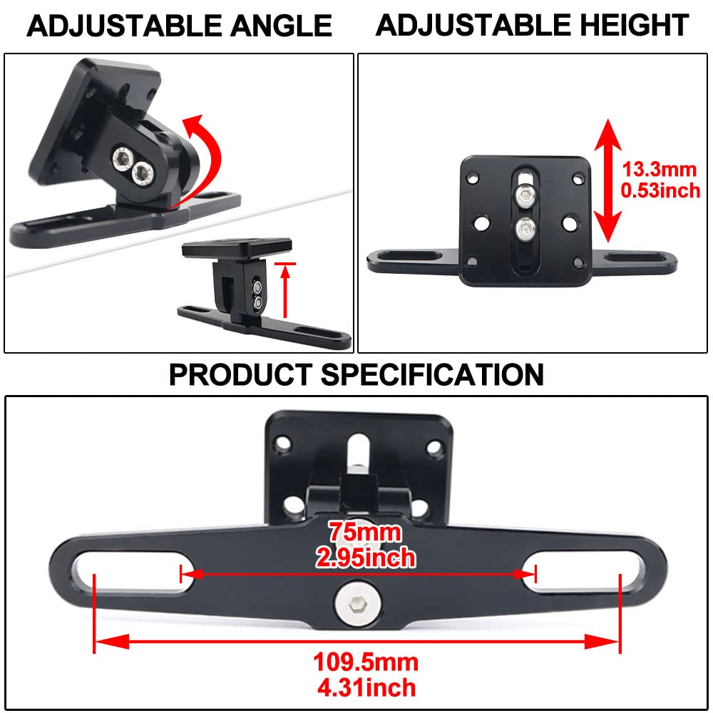 Xitomer Soporte de montaje GPS para Grom MSX125 2013-2021 / AFRICA TWIN CRF1100L, MT-09/FZ-09 14-22 / XJR 1300 Navigator Mount DR-Z400SM / GSX-S750, Z800, F850GS S100XR 0XR y así sucesiv