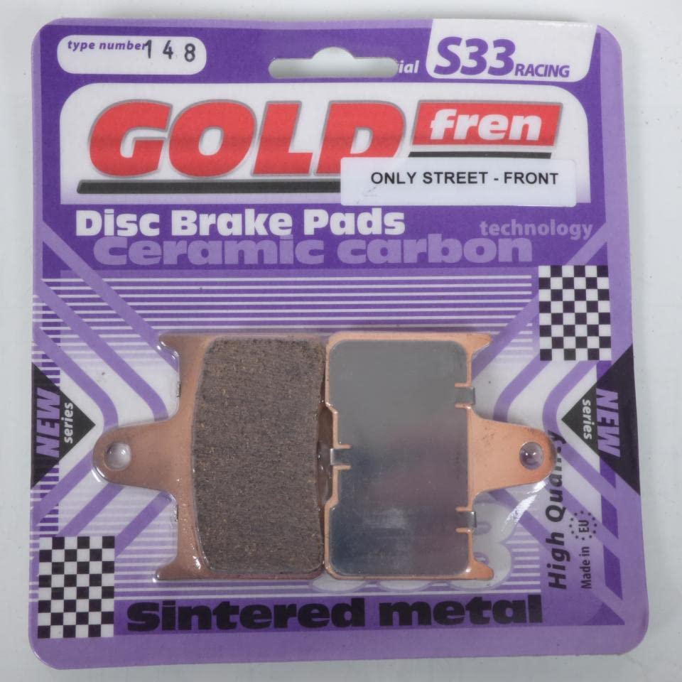 Plaquette de frein Gold Fren pour Kawasaki 750 Zx-7 Rr Ninja 1996-2000 arrière