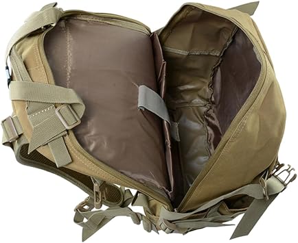 Lawaia Military Tactical Backpack for Men - Large Capacity, Night Reflective Strip, Ideal for Camping and Work (green)