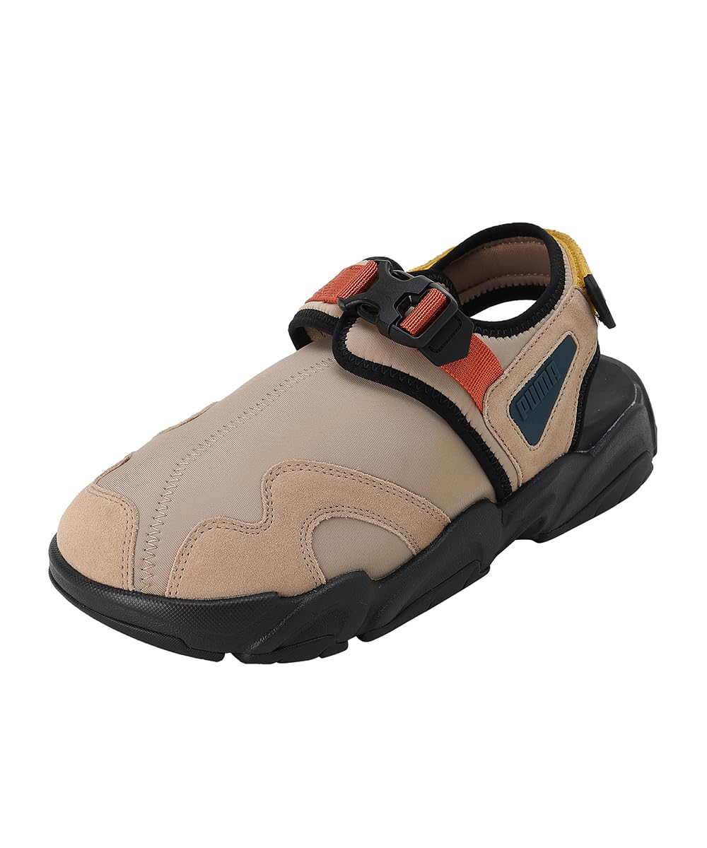 Puma Unisex-Adult TS-01 Retro Dusty Tan-Black Sandal - 8UK (39074803) (B0BRBGC9L5) Amazon Price History, Amazon Price Tracker