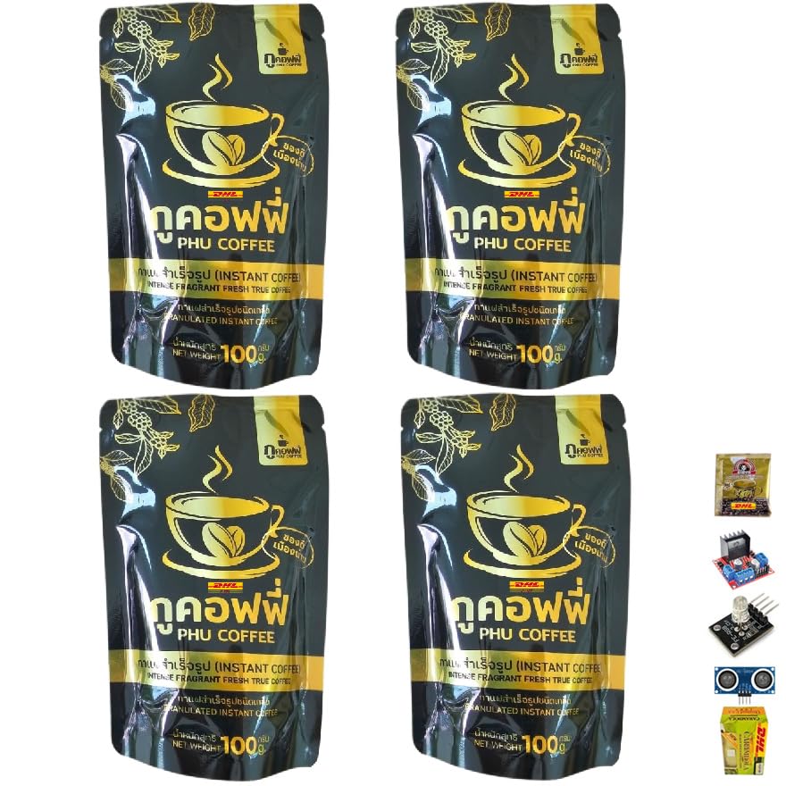 Fragrant Vegan Snack 100 Grams Phucoffee Granulated Instant Arabica Coffee Intense Roasted Snack Delicious Mellow Intense (of 4) By Beautygoodshop [Get Free For You Beauty Gifts] image 5