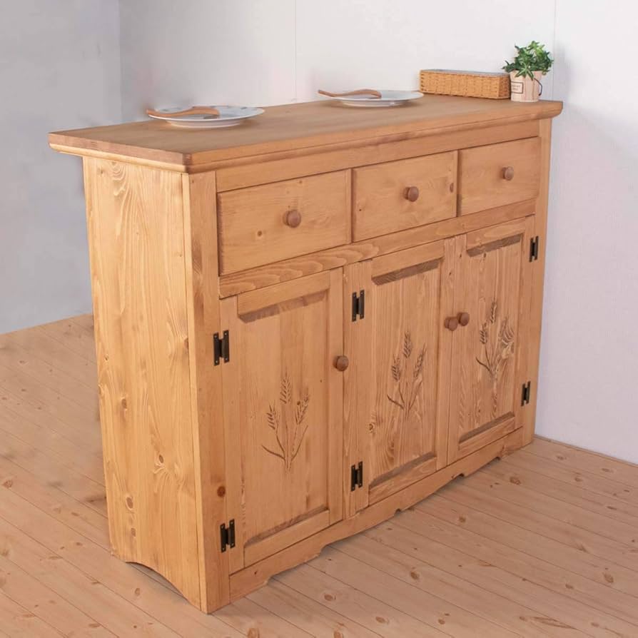 カントリー✩カウンター カントリーカウンターテーブル lily1058 幅100cm リング取っ手