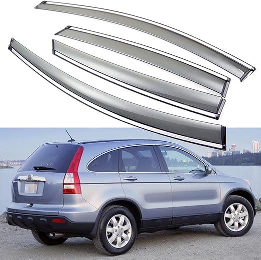 SPEEDLONG Car Window Visor Vent Shade Deflector Sun/Rain Guards