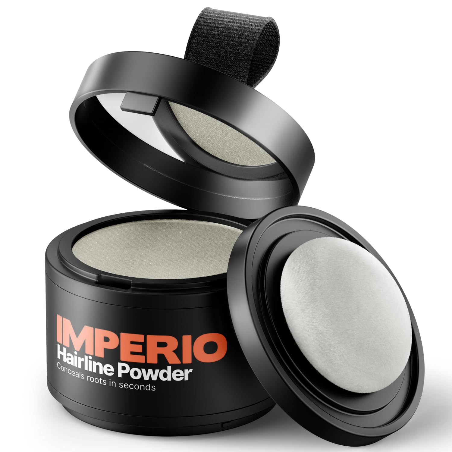 IMPERIO Root Touch Up Hair Powder for Concealing Hair Loss instantly - Hairline Powder for Women & Men - Water resistant Root Cover Up for Thinning