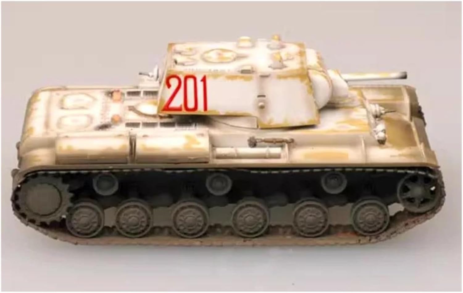 Realistic Tank 1:72 Scale for KV-1 Soviet Heavy Tank Model Kit Static Die Casting Collectible Ornament Static Tank Model