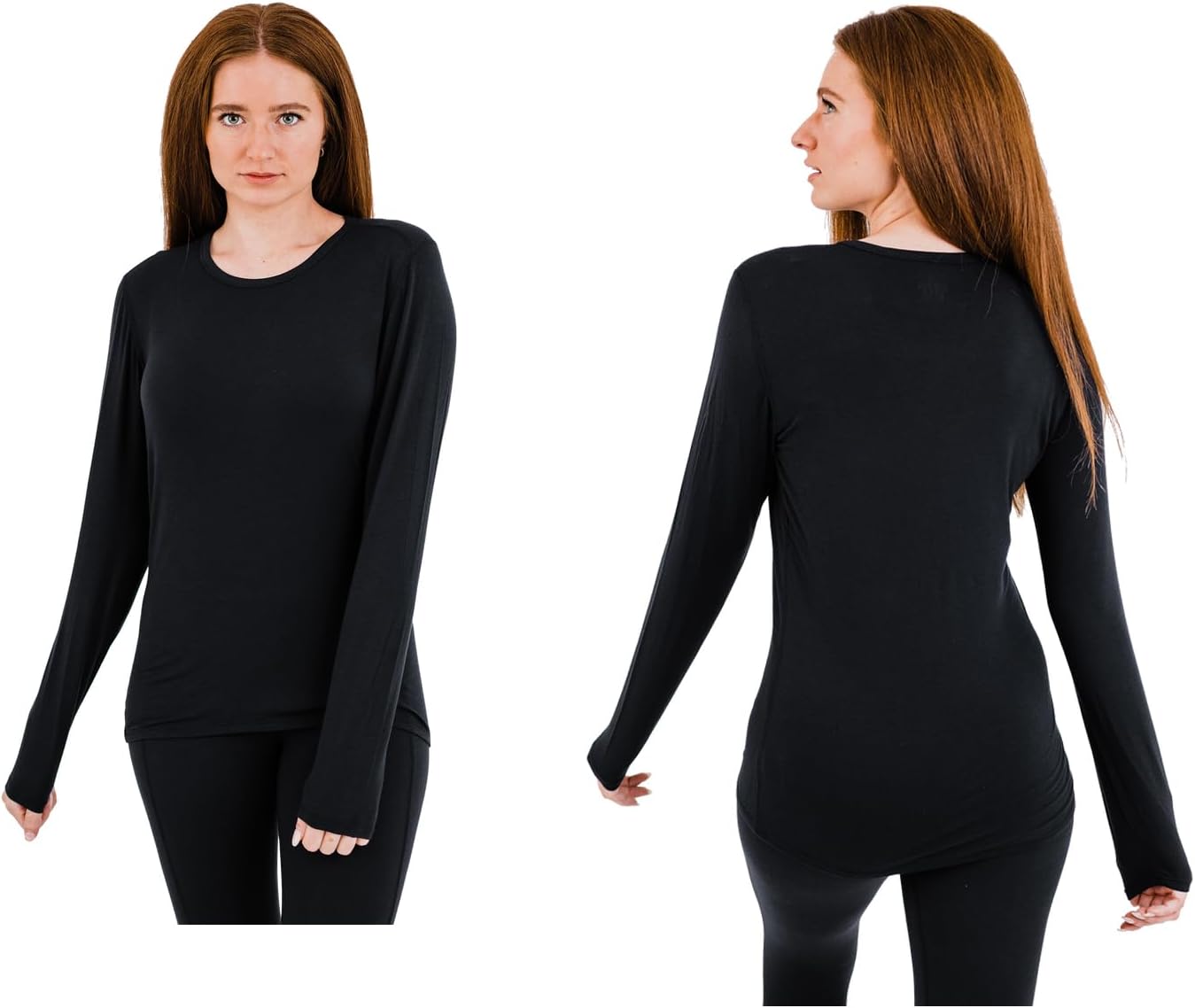 Polarmax Women's Single Layer Crewneck Midweight Relaxed Fit Base Layer - Image 4
