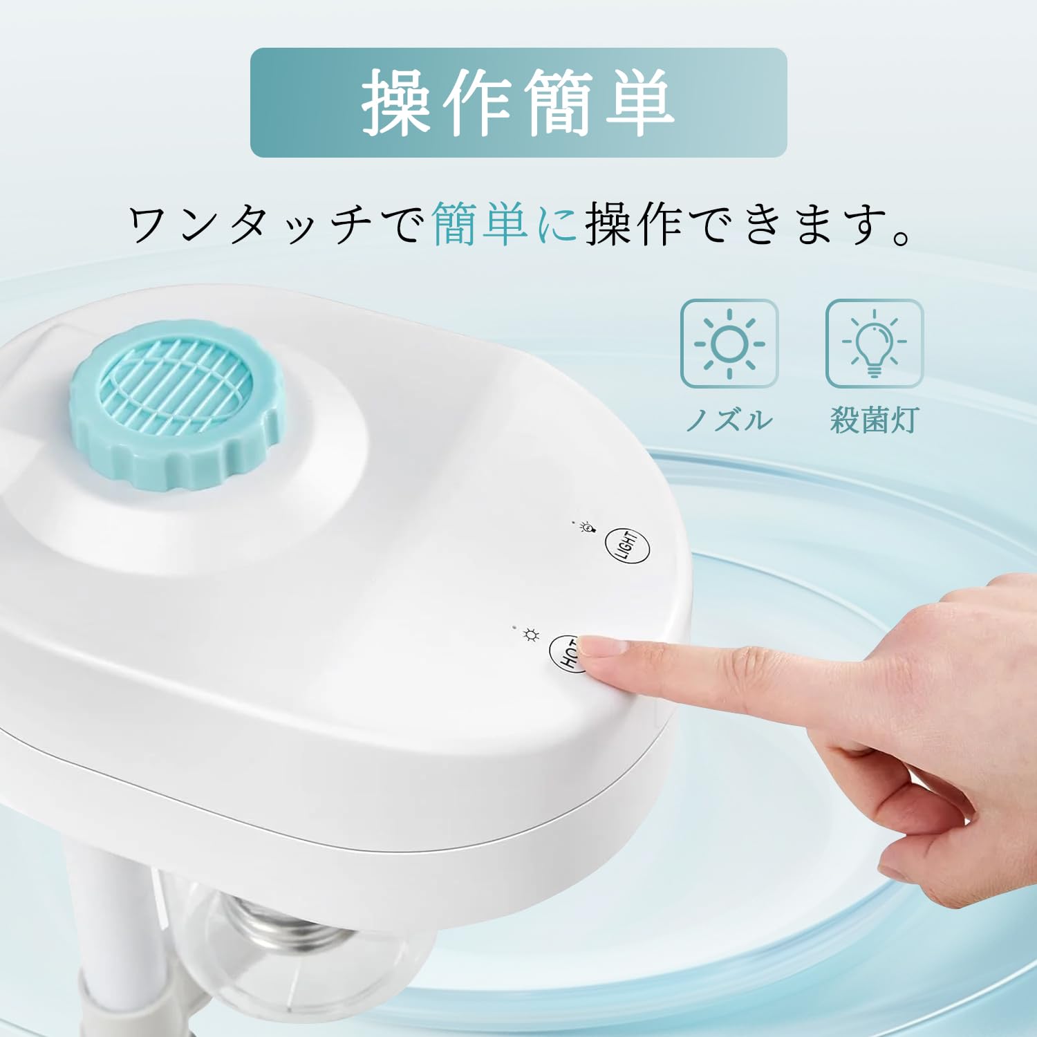 Amazon.co.jp: Kurflo フェイシャルスチーマー 業務用 美顔スチーマー
