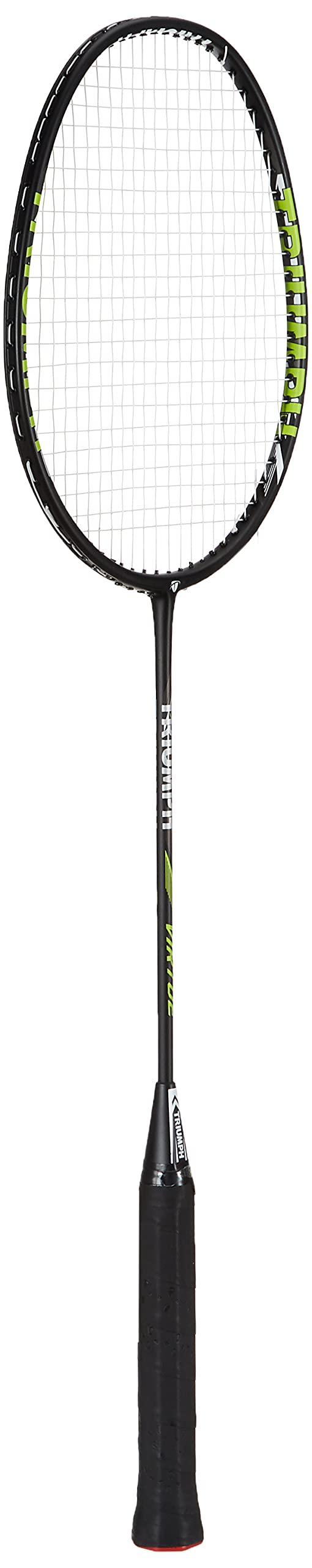 Triumph Virtue Graphite Hotmelt Light Weight Strung Badminton Racket with Cosmic-6R Double Compartment Badminton Bag Black/Red-image-19
