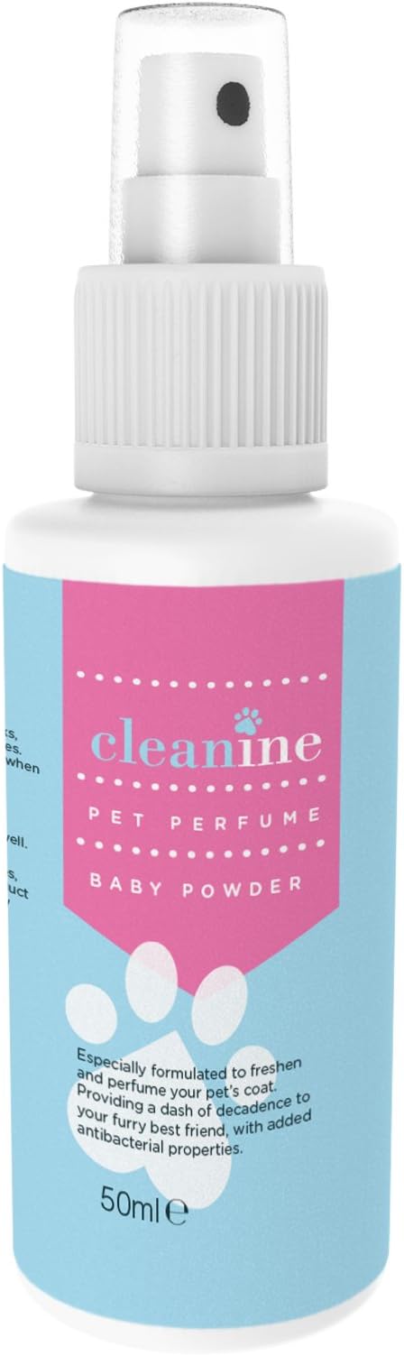 Cleanine 50ml Baby Powder Pet Perfume From Animal Products Professional Dog Cologne Grooming Products