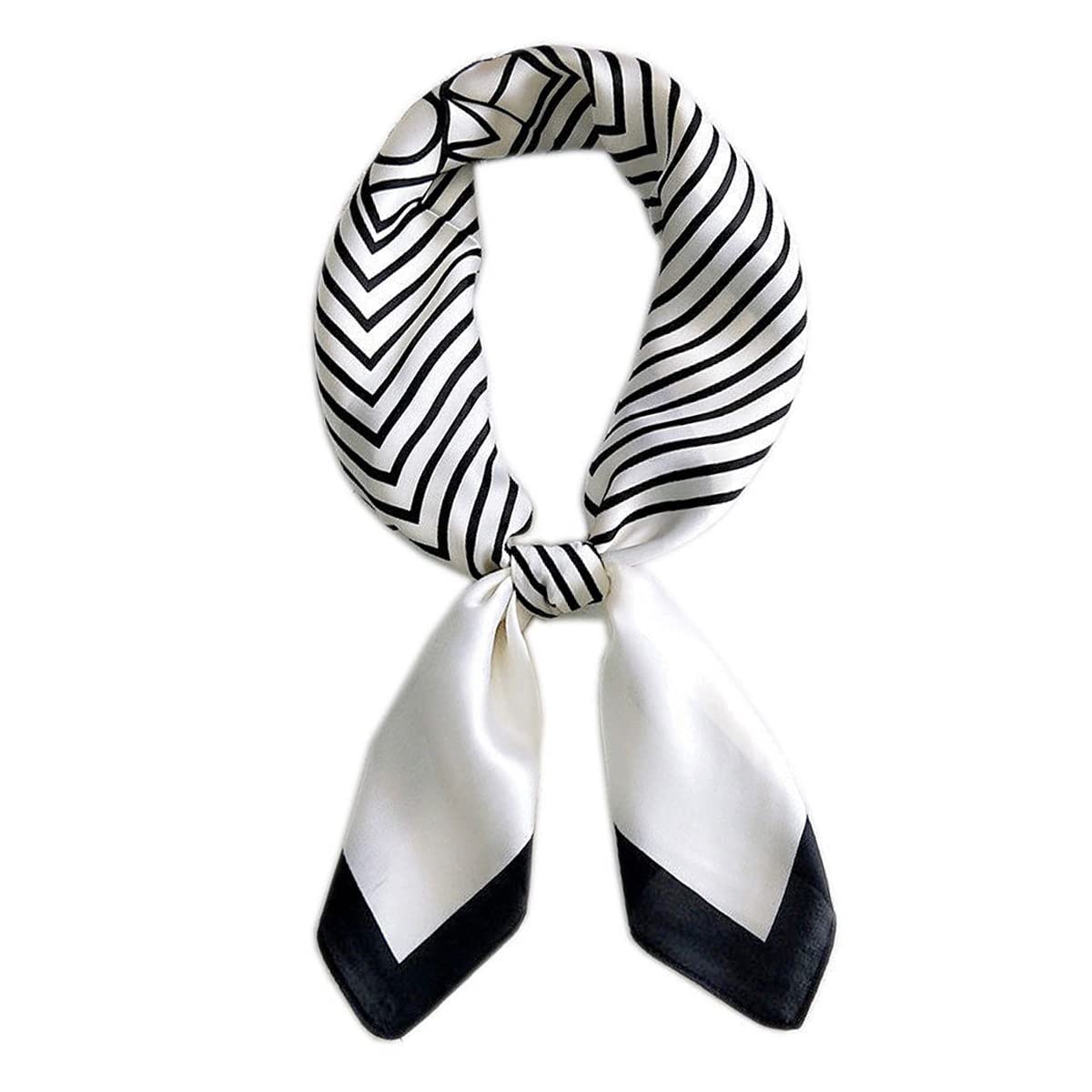 CCAIPU Satin Seidentuch Damen, Elegante Leicht Seidenschal B