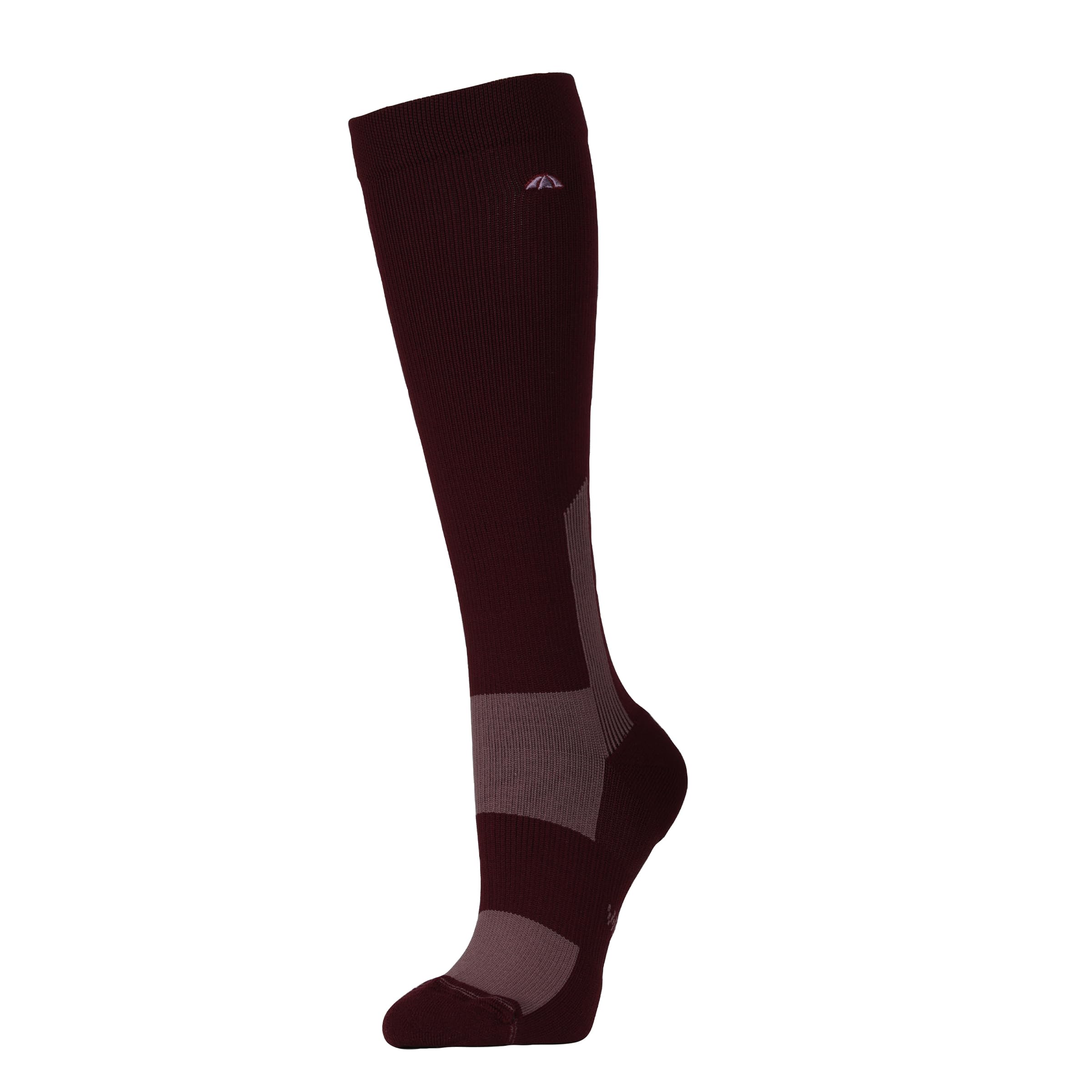 Weatherbeeta Women's Mulberry/Mauve Wine Performance Knee Length Riding Sock, Adults Medium