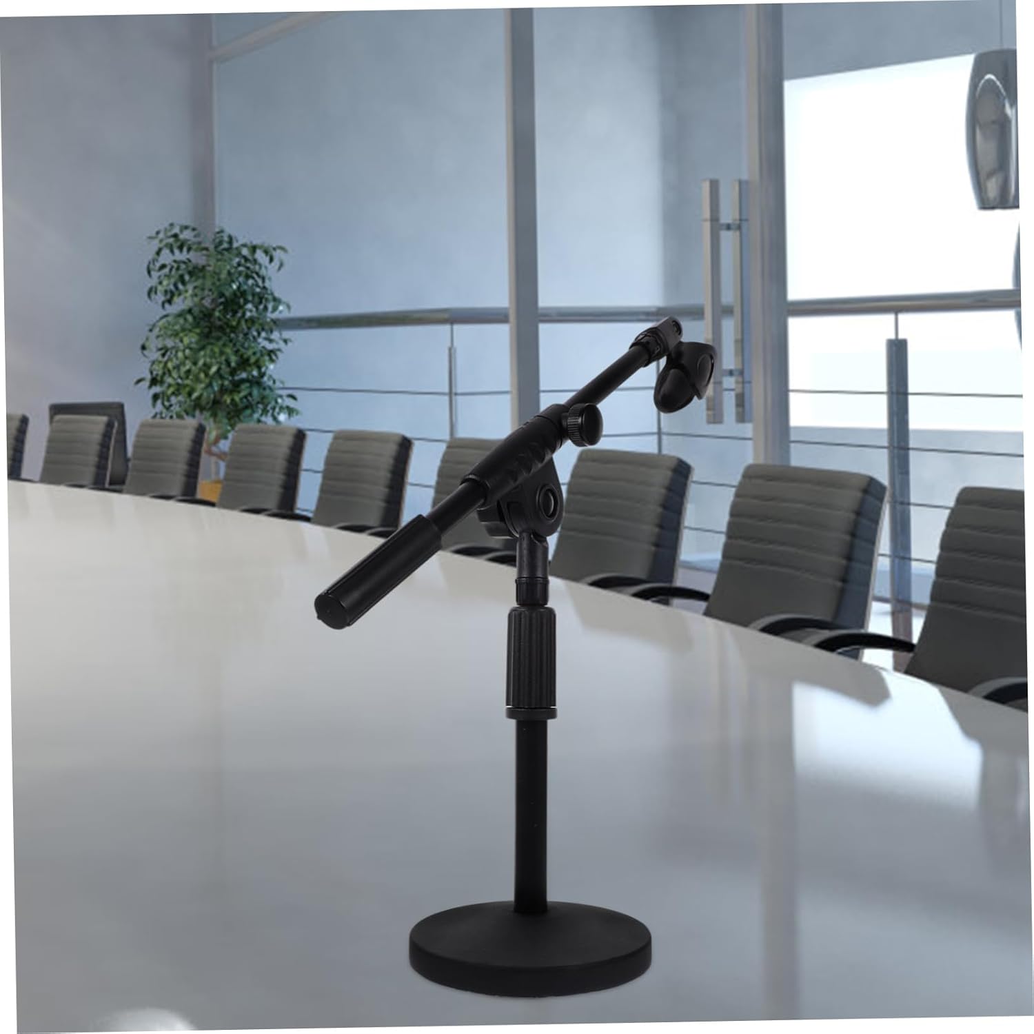 Hemoton Adjustable Desktop Microphone Stand with Telescopic Design for Home Use Stable Mic Bracket for Optimal Performance for Recording Gaming and Stage Presentations