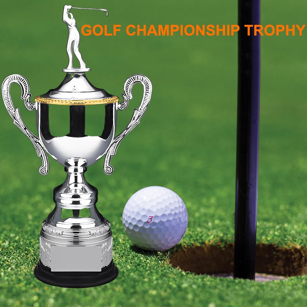 Golfpokal – Backswing Smack Lob Meisterschafts-Trophäe, Metall-Custom-Trophäe für Golfer, Clubhaus Display, Platz Dekoration, Geschenk für Fans & Freunde