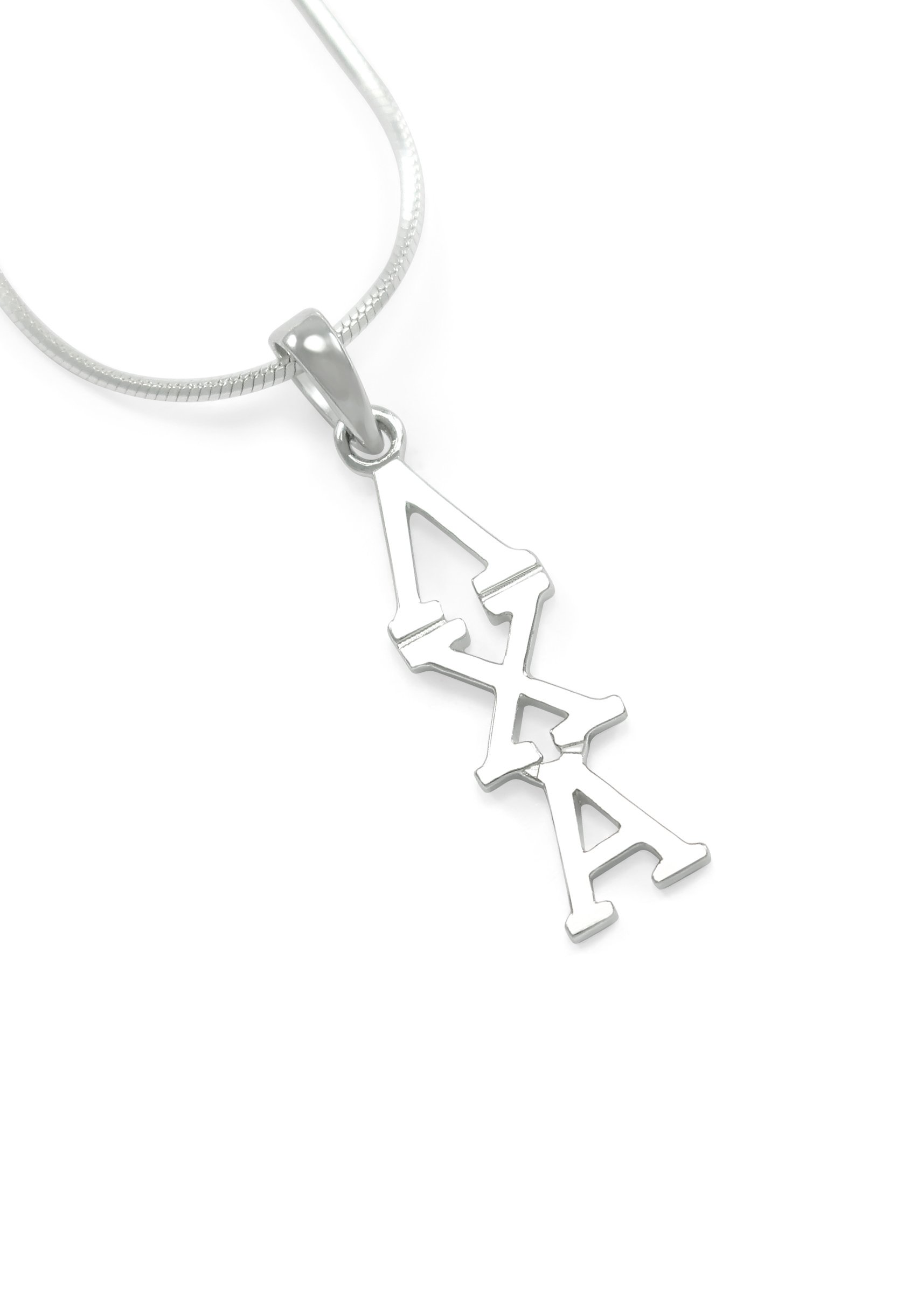 Lambda Chi Alpha Fraternity Classic Sterling Silver Lavaliere/Fraternity Gifts