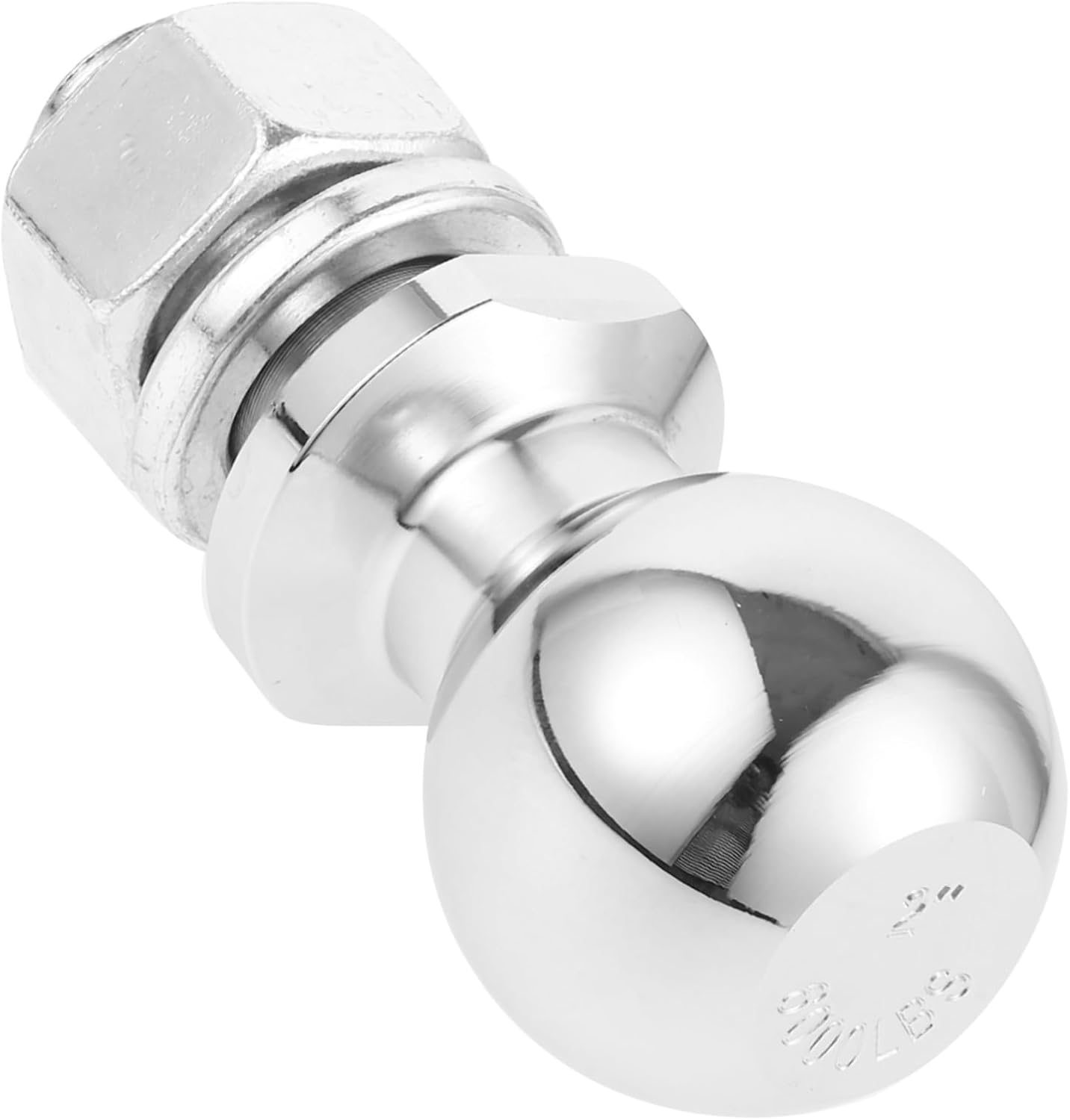 Cabilock Trailer Hitch Ball Replacement Tow Ball for Camper Rv and Truck Durable Metal Construction for Secure Connection Easy Installation Standard Trailer Arms